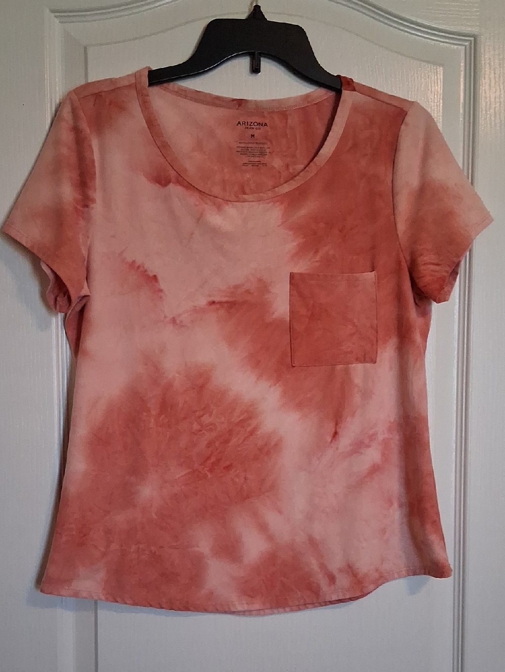 Women's Pink Tie-Dye Top